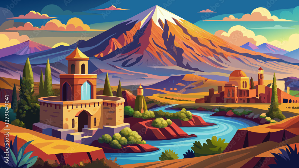 Ararat and Khor Virap, Armenia Ararat and Khor Virap, Armenia