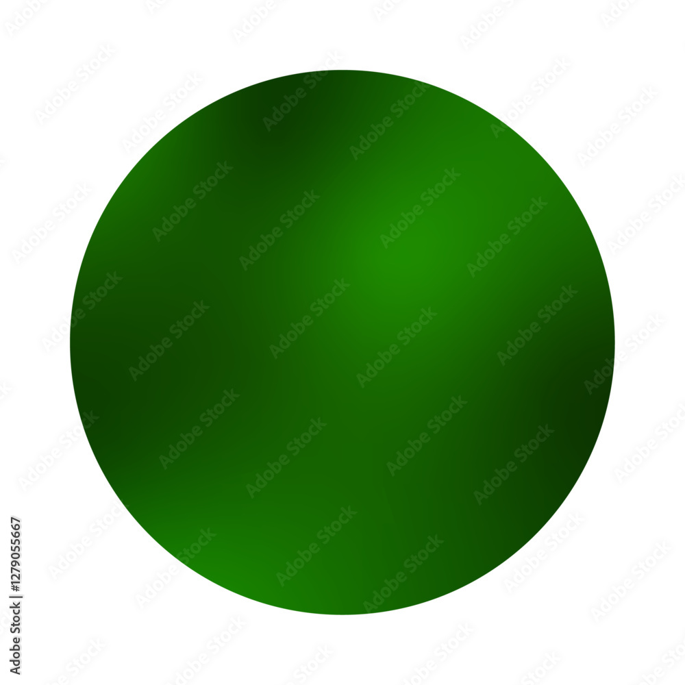 Green Gradient Circle Frame On White Background. Abstract Business Wallpaper. Vibrant. Vector Illustration Green Gradient Circle Frame On White Background. Abstract Business Wallpaper. Vibrant. Vector Illustration