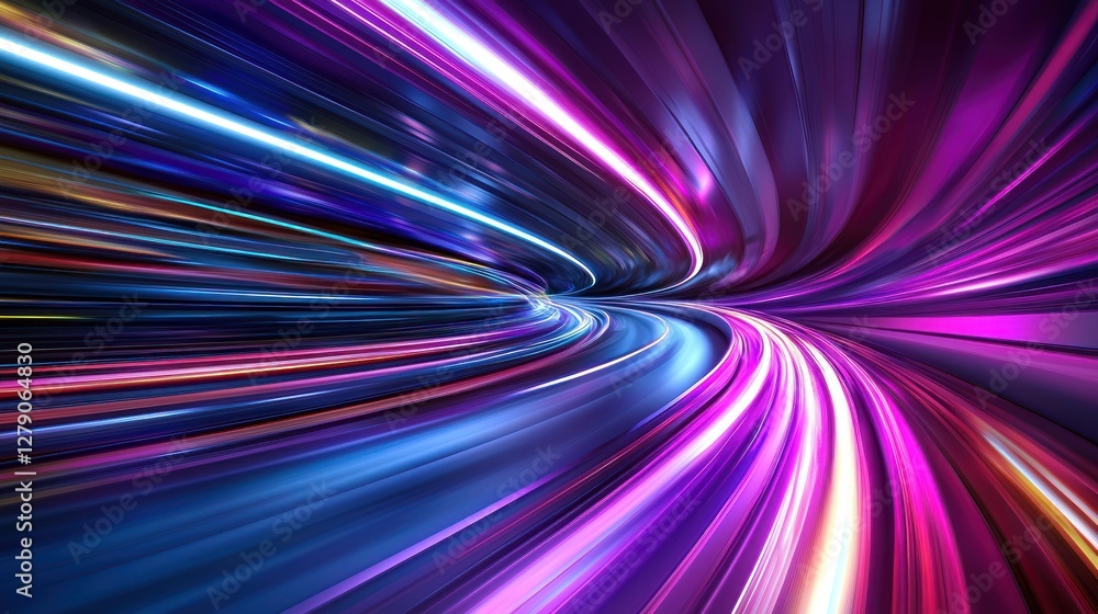 Abstract Speed: A Symphony of Light and Motion Abstract Speed: A Symphony of Light and Motion