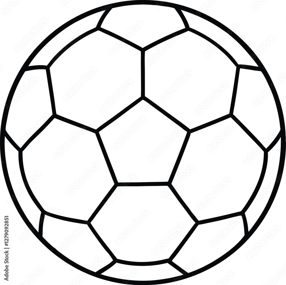Soccer ball vector illustration for sports, football, game, team, competition, and sports equipment concepts, perfect for logos, designs, and promotional materials. Soccer ball vector illustration for sports, football, game, team, competition, and sports equipment concepts, perfect for logos, designs, and promotional materials.