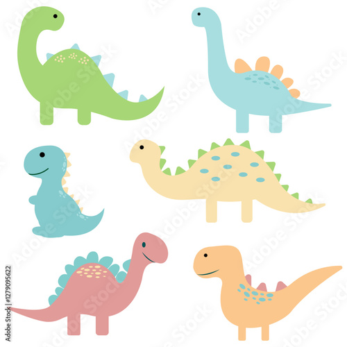 Cute Dino set 