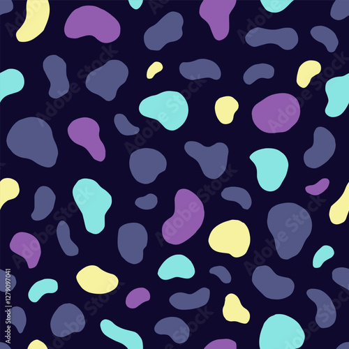 Seamless vector pattern of animals skin. Background for greeting card, website, printing on fabric, gift wrap, postcard and wallpapers. 
