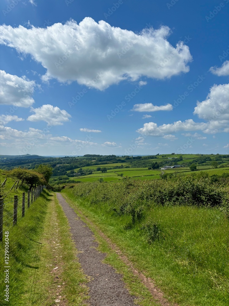 Fototapeta premium Views at Carreg Cennen