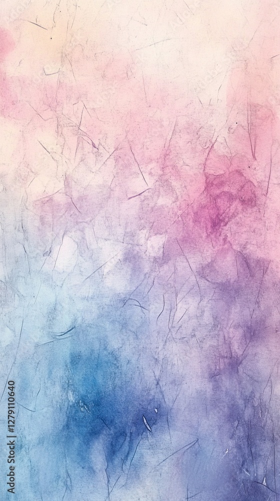 Obraz premium Delicate Watercolor Texture Gradient in Pastel Shades with Subtle Textures