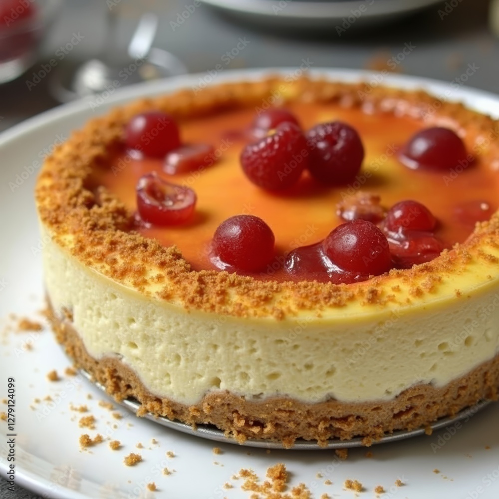 cheesecake with berries cheesecake with berries