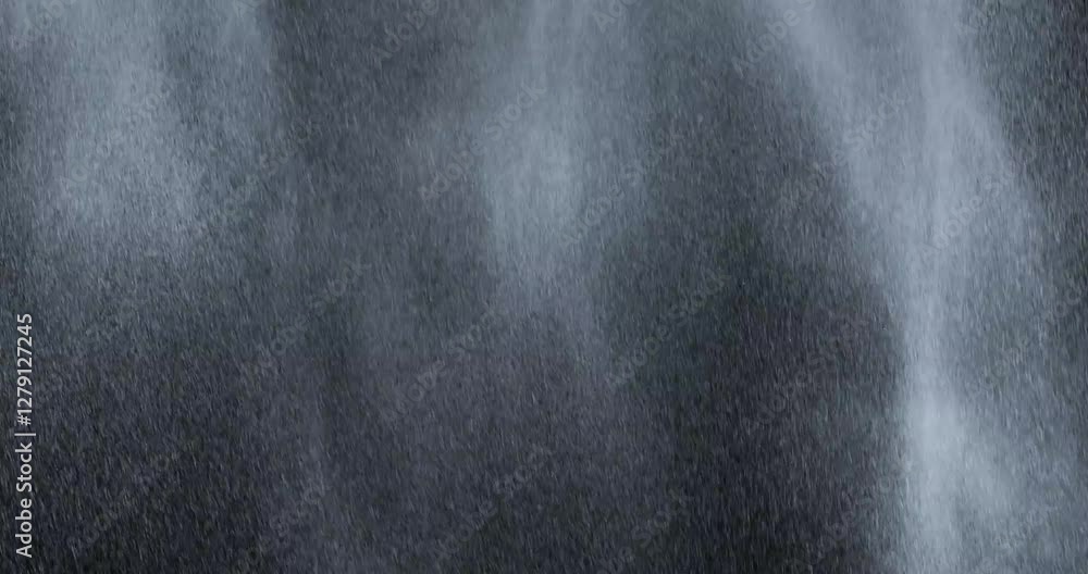 4k Rain over black background, realistic rain can be use in your composition, Rain hits the ground effect, Splashing rain