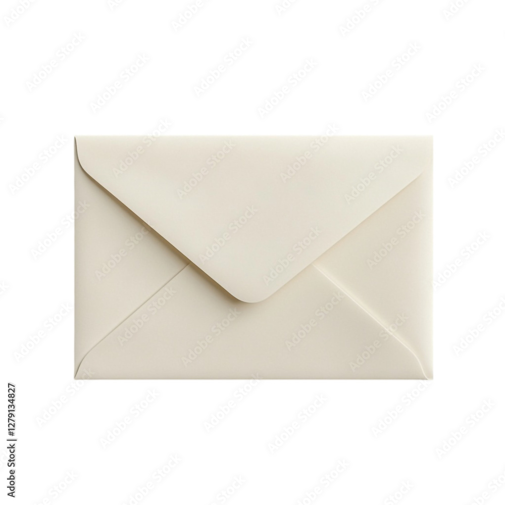 A Blank Cream Envelope Awaiting a Message of Hope or Love, A Blank Cream Envelope Awaiting a Message of Hope or Love,
