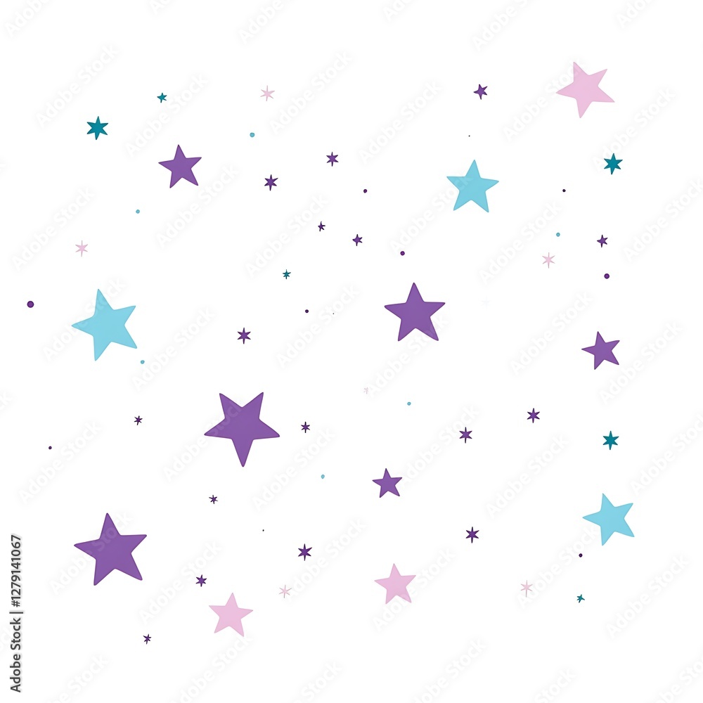 Obraz premium there are many stars that are flying in the sky
