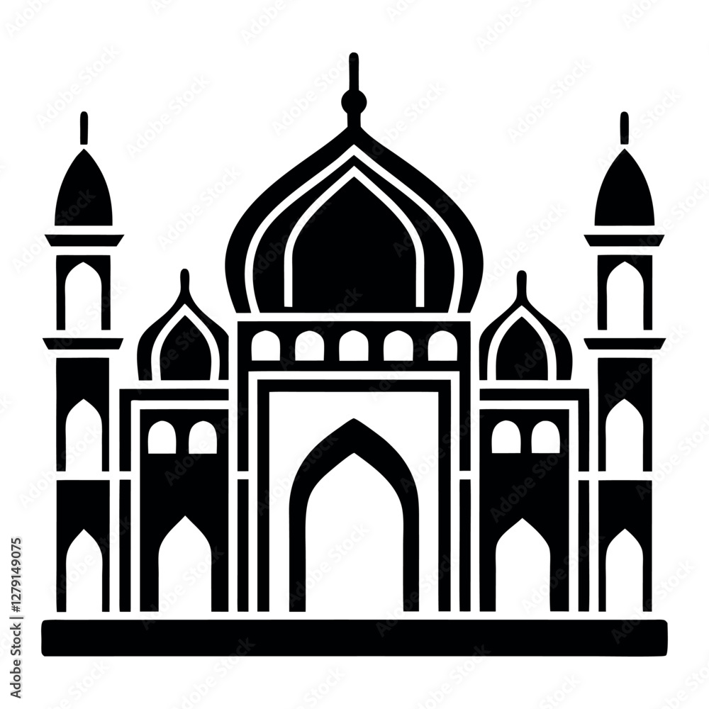 taj mahal vector illustration taj mahal vector illustration