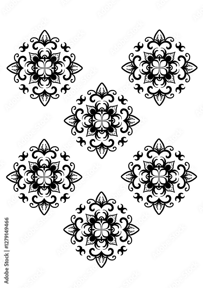 Obraz premium cutom frame background and pattern