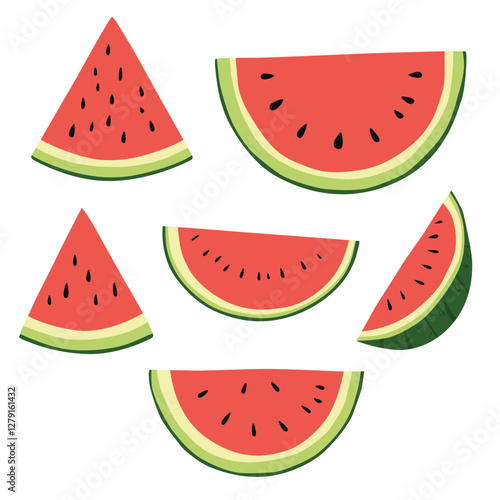 watermelon vector design pack