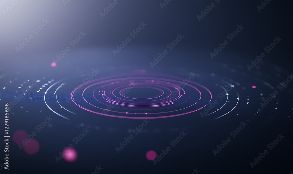 Obraz premium Image of a digital AI assistant interface featuring interactive elements and a user-friendly design.