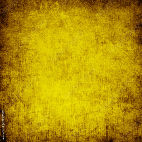 Yellow Grunge Background Texture
