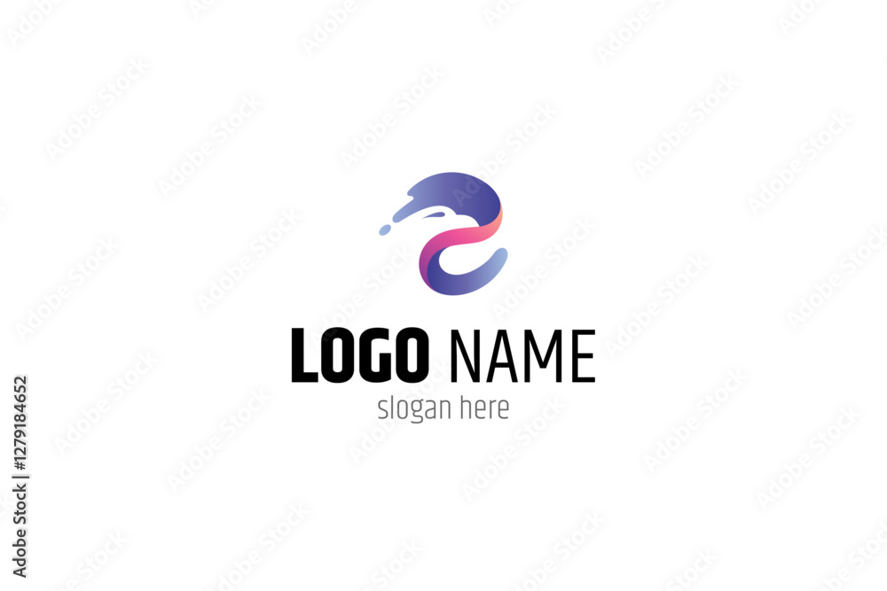letter e logo with eagle combination splash effect in 3d design style letter e logo with eagle combination splash effect in 3d design style