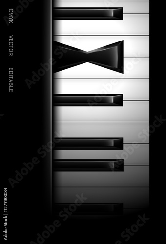 Bowtie Piano Key look like a Suit concept.