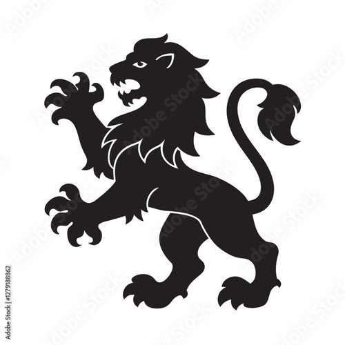 Belgian lion silhouette for national pride