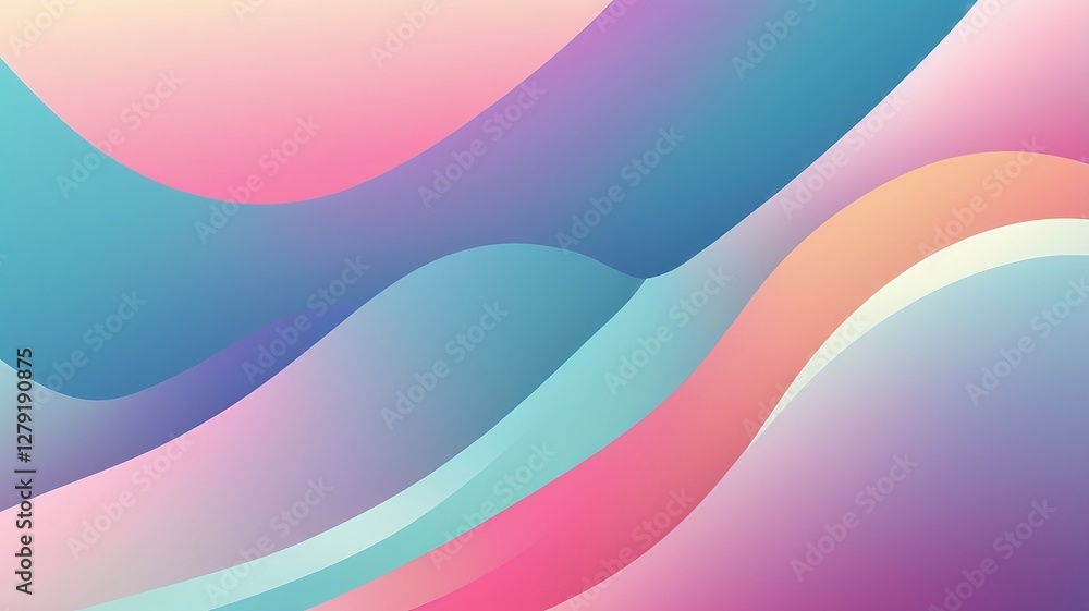 Abstract Smooth Gradient Background in Soft Colors Abstract Smooth Gradient Background in Soft Colors