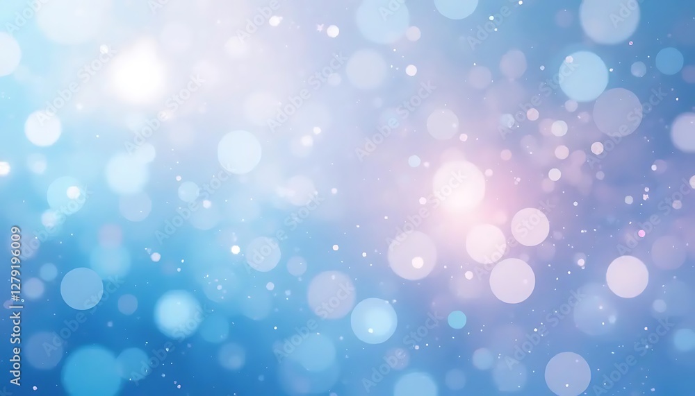 Dreamy blue and purple bokeh background with soft light spots and a serene atmosphere for design projects Dreamy blue and purple bokeh background with soft light spots and a serene atmosphere for design projects