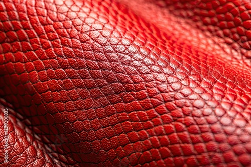 High Resolution Red Leather Texture Background Documentary Photography