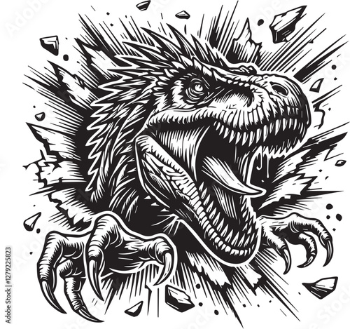 T rex scratch EPS Vector, t rex EPS Vector, Dinosaur EPS Vector, baby cute dinosaur birthday EPS Vector, trex EPS Vector, dinosaur shirt EPS Vector, Tyrannosaurus EPS Vector, Rex Dinosaur EPS Vector, 