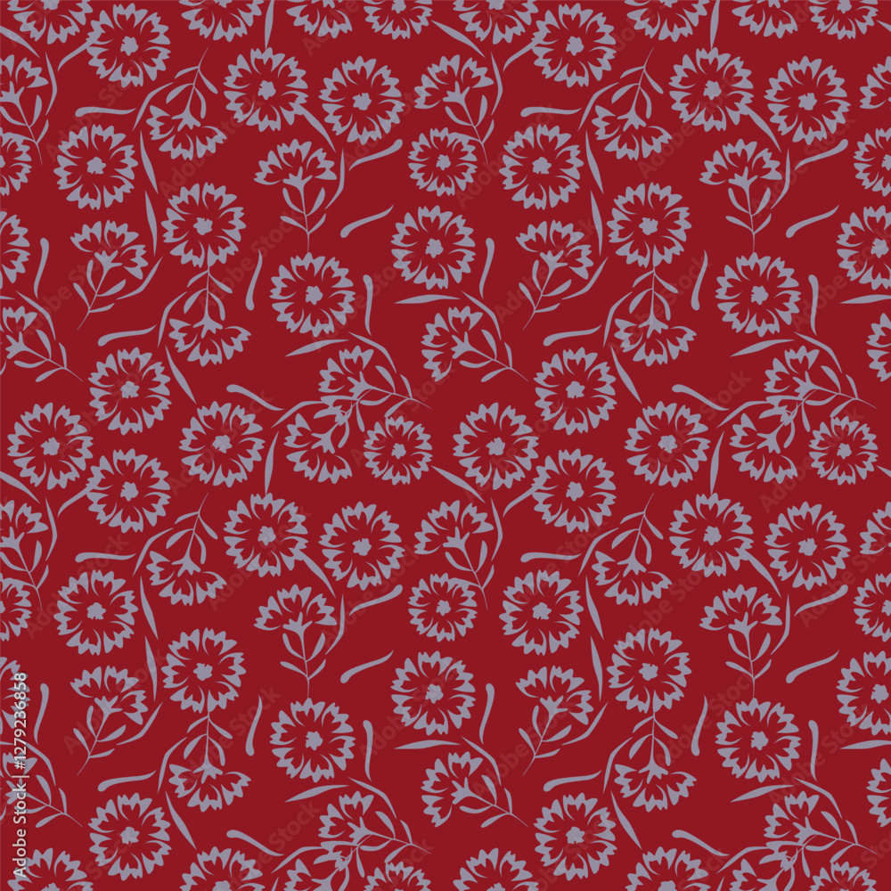 botanical floral vector seamless pattern with roses herbs and leaves big set background with flowers botanical floral vector seamless pattern with roses herbs and leaves big set background with flowers