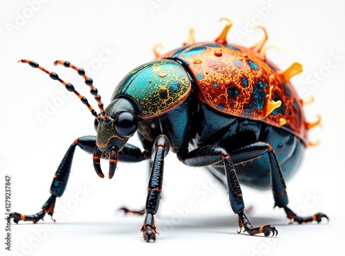 Wallpaper Mural Fantastic Bug Creature Organic Pattern Art Torontodigital.ca