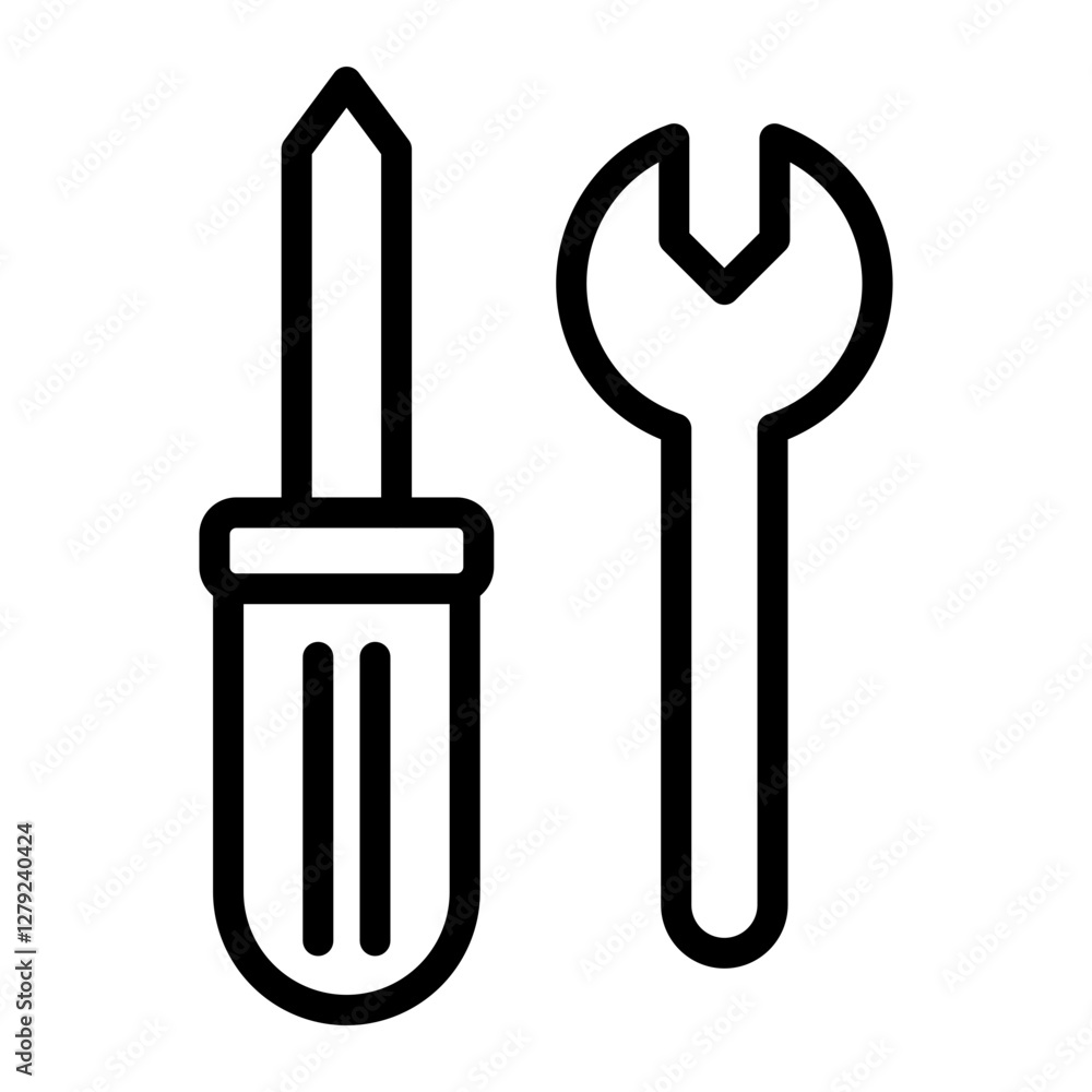Tools Vector Line Icon Design Tools Vector Line Icon Design