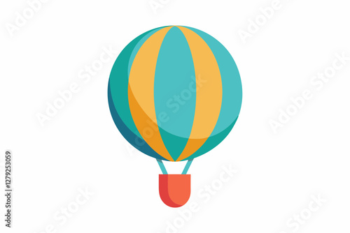 hot air balloon vector illustration