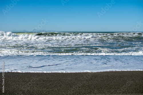 Obraz na płótnie Coast of the Pacific Ocean, California in the USA. w salonie