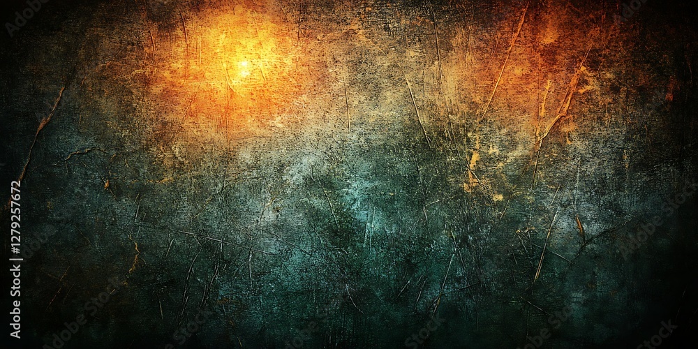 Fototapeta premium Textured surface with vibrant hues