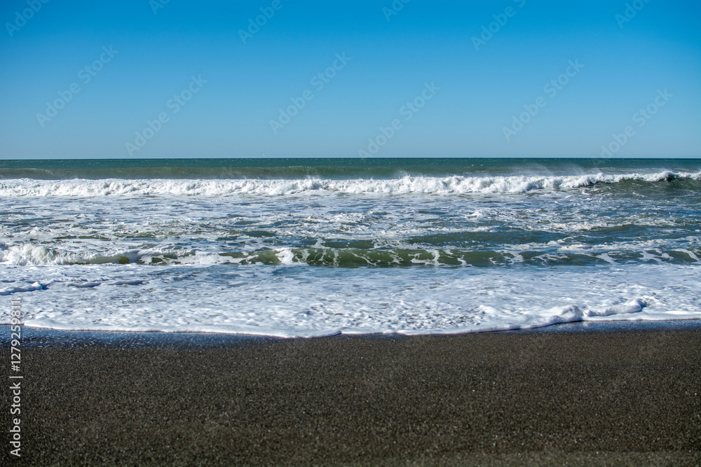 Coast of the Pacific Ocean, California in the USA.