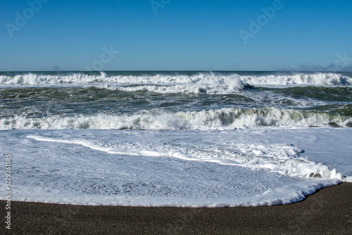 Obraz na płótnie Coast of the Pacific Ocean, California in the USA. w salonie