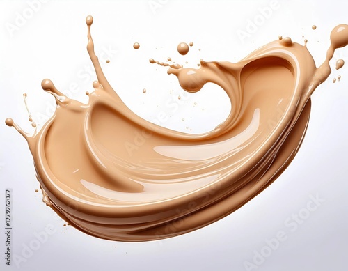 melted chocolate splash

