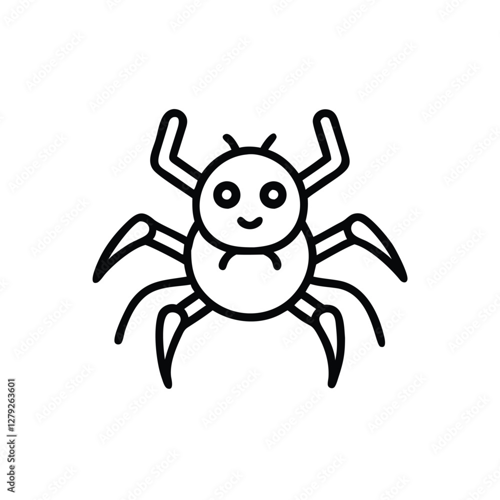 crab spider vector illustration crab spider vector illustration