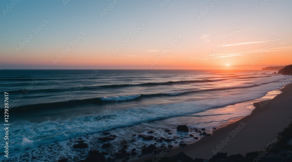Obraz premium sunset over the sea