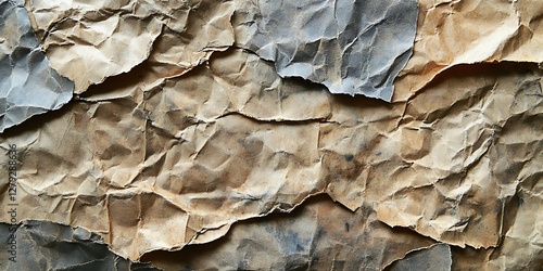 Wallpaper Mural Crumpled Paper Texture Background (2) Torontodigital.ca