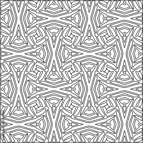 Abstract patterns.Abstract forms from lines. Vector graphics for design, prints, decoration, cover, textile, digital wallpaper, web background, wrapping paper, clothing, fabric, packaging, cards.