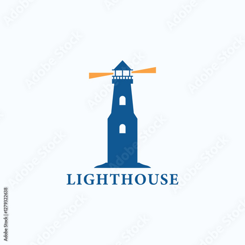 Lighthouse icon logo vector illustration