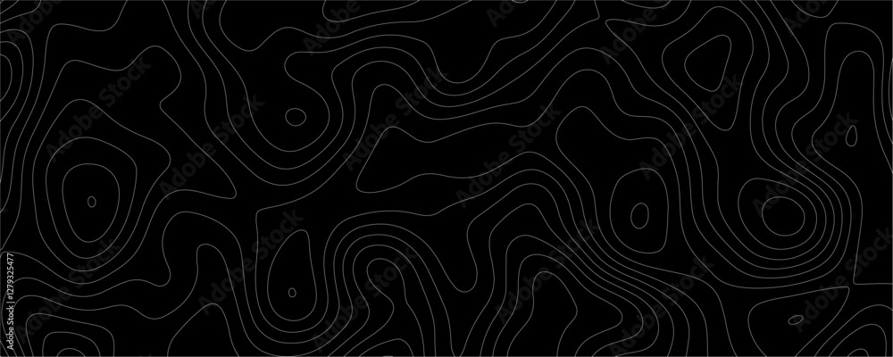 Fototapeta premium black and gray curve, elegance, futuristic, glowing, hole, horizontal, shade, shadow, simplicity, sparse background