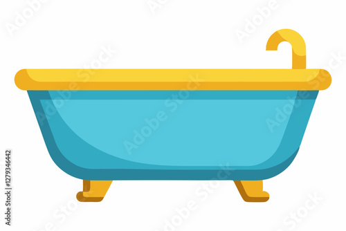 bath tub vector illustration