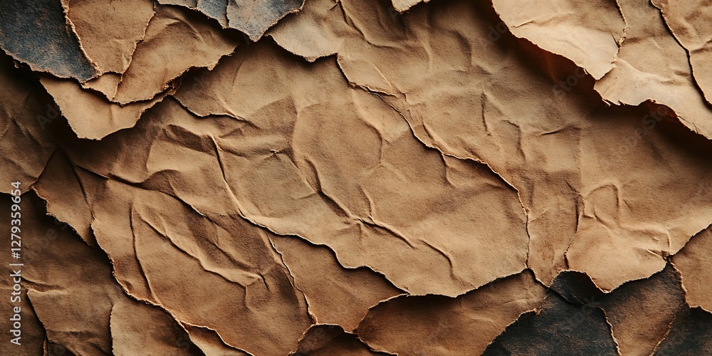 Crumpled Brown Paper Texture (1) Crumpled Brown Paper Texture (1)