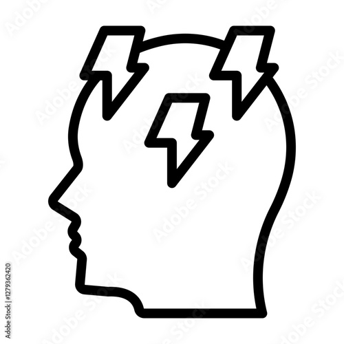 Trauma Recovery Vector Line Icon Design