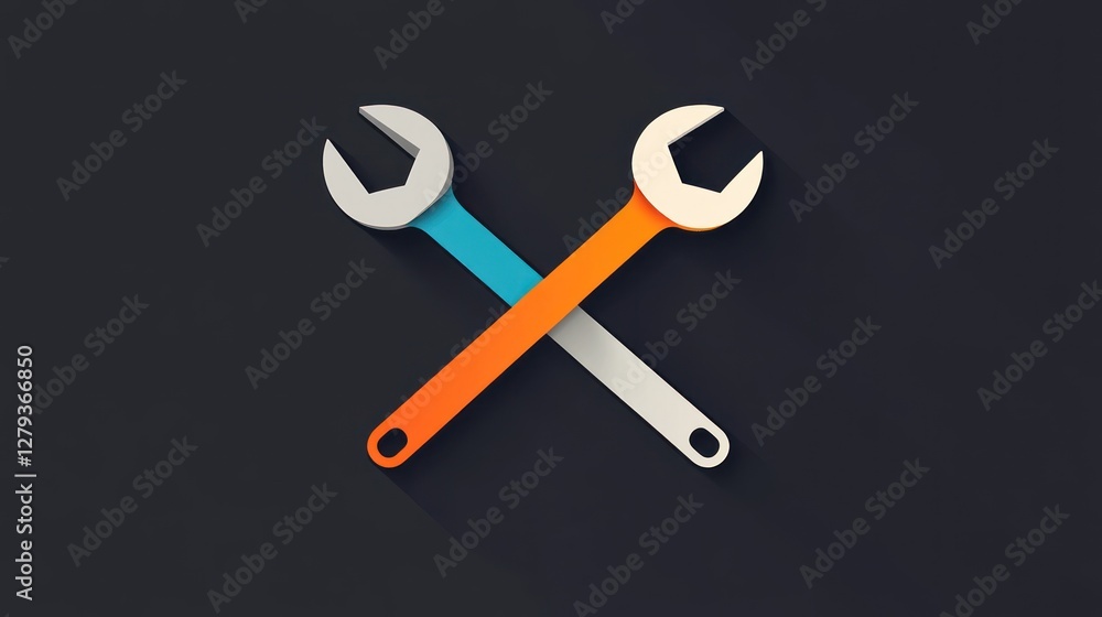 Crossed Wrenches: A Symbol of Repair, Maintenance, and Technical Solutions Crossed Wrenches: A Symbol of Repair, Maintenance, and Technical Solutions