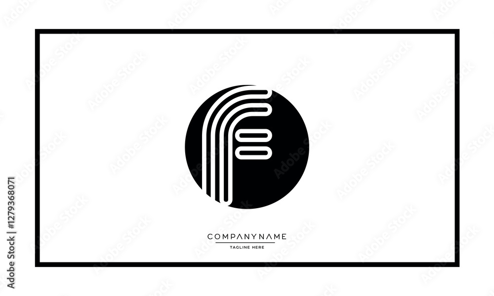 F, FF Alphabet letters logo vector icon F, FF Alphabet letters logo vector icon