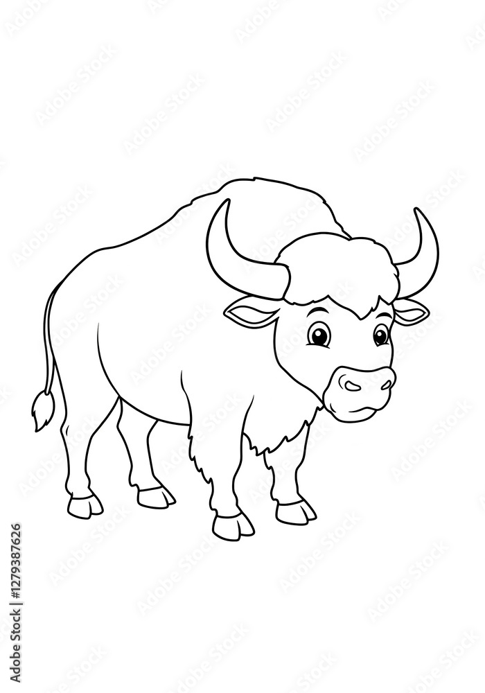 buffalo coloring buffalo coloring