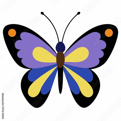 butterfly isolated on white background
