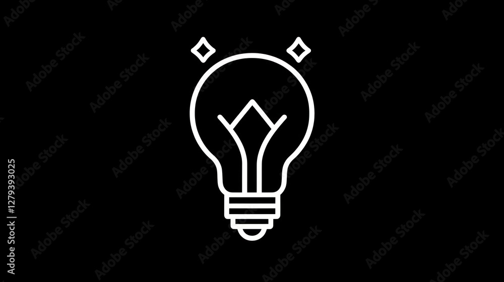 Brilliant Idea: Illumination and Innovation Concept Brilliant Idea: Illumination and Innovation Concept