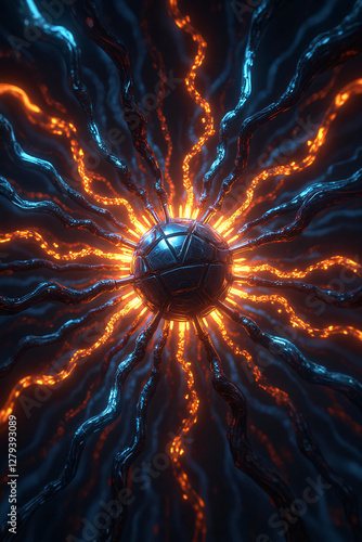 fire, lightning, light, energy