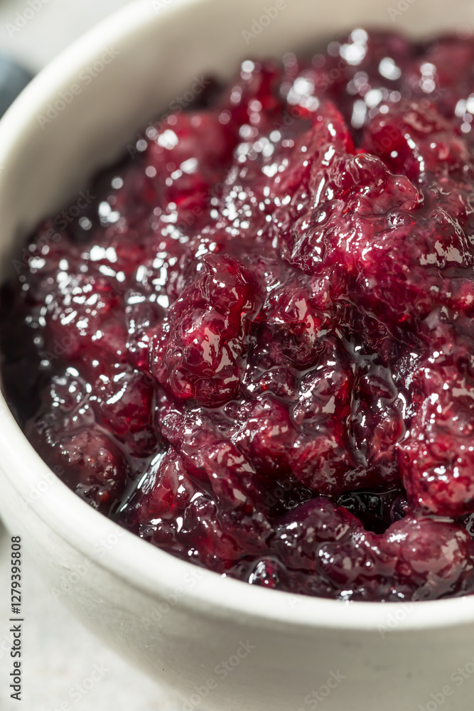 Sweet Homemade Organic Blueberry Jam Sweet Homemade Organic Blueberry Jam