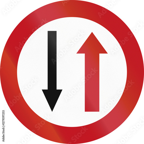 Free Download Israel road sign - Give way to oncoming traffic - GFXLoad